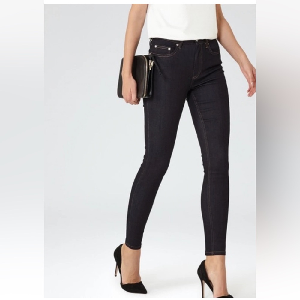Reiss Helvin Dark Wash Skinny Jeans 26